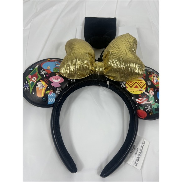 Disney Parks 2023 Christmas Holiday Classics Minnie Headband LIGHT UP Ears! NWT‎ - Picture 1 of 15